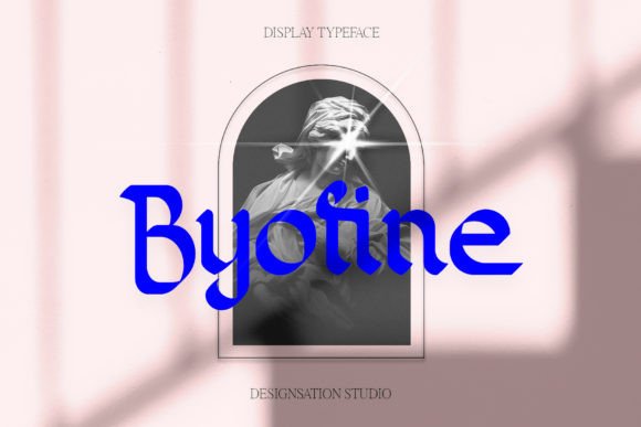 Byofine: A Display Font for Calm and Wavy Editorial Design