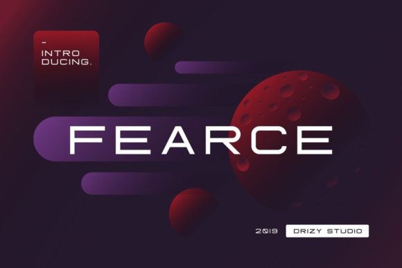 Fearce Typeface: A Modern Display Font for Editorial Design