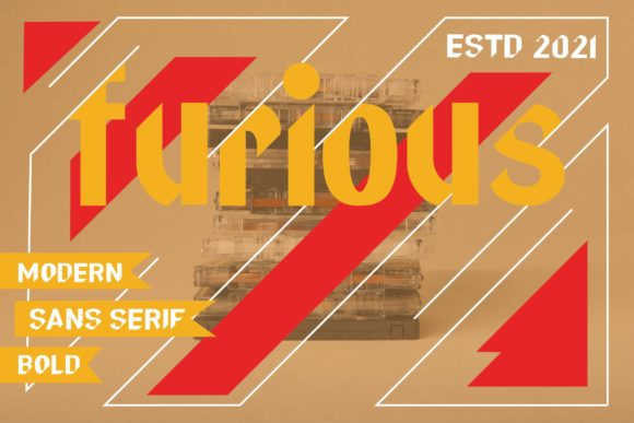 Furious: A Display Font for Bold Editorial Statements