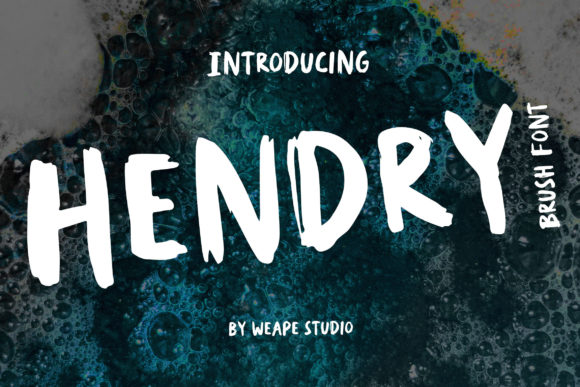 Hendry Font Review: A Versatile Brush Display Typeface