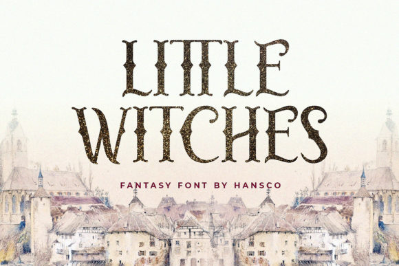 Little Witches: A Bold Display Font for Editorial Charm