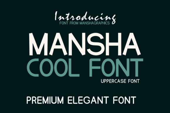 Mansha: The Adaptable Display Font I Used for a Small Café Brand