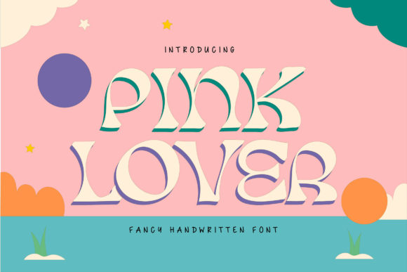 Pink Lover: A Font for Editorial Whimsy and Retro Charm
