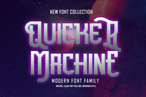 Quicker Machine: A Font That Pushes Your Marketing Forward