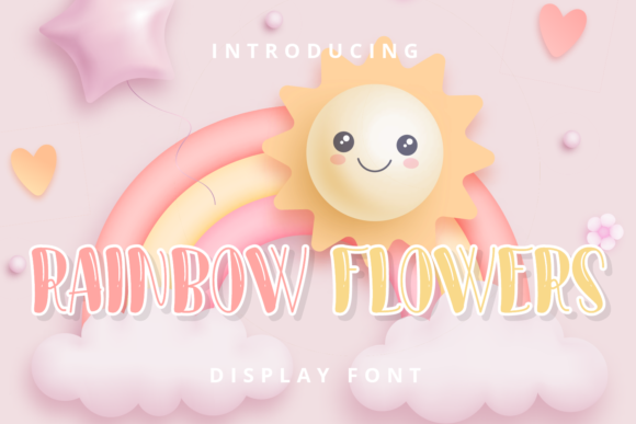 Rainbow Flowers: A Friendly Display Font for the Web