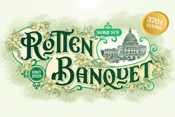 Rotten Banquet: A Distinctive Display Font for Digital Design