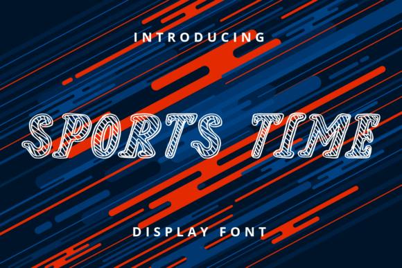 Sports Time Typeface: A Bold Display Font for Digital Designers
