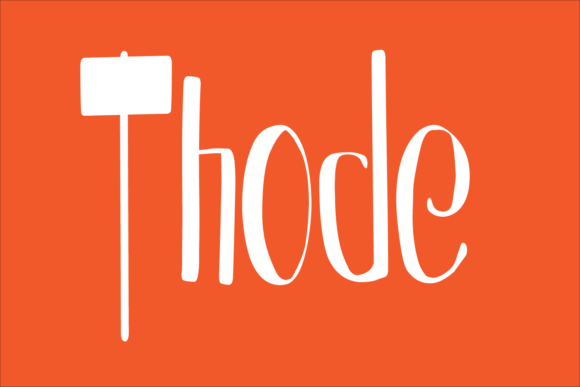 Thode Display Font Brings Playful Clarity to Campaigns