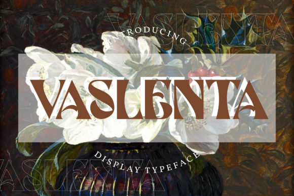 Vaslenta: A Whimsical Display Font for Digital Branding