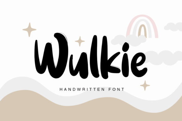 Wulkie Display Font for Handmade Products That Shine